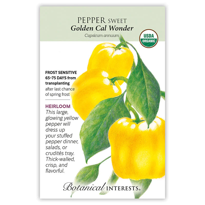 Pepper Sweet (ylw) Golden Org