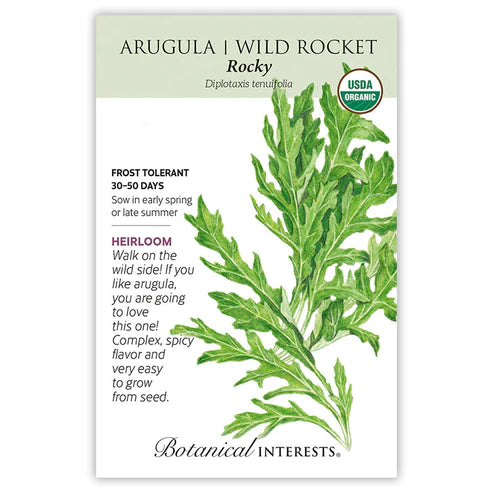 Arugula Wild Rocket Rocky Org