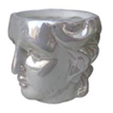 3" Roman Head Planter