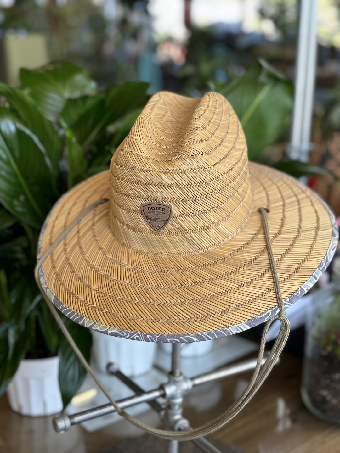 Dozer Surf Straw Dillon Natural Hat