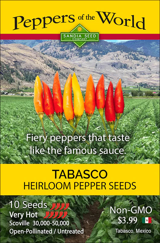 Tabasco - Heirloom Pepper Seeds