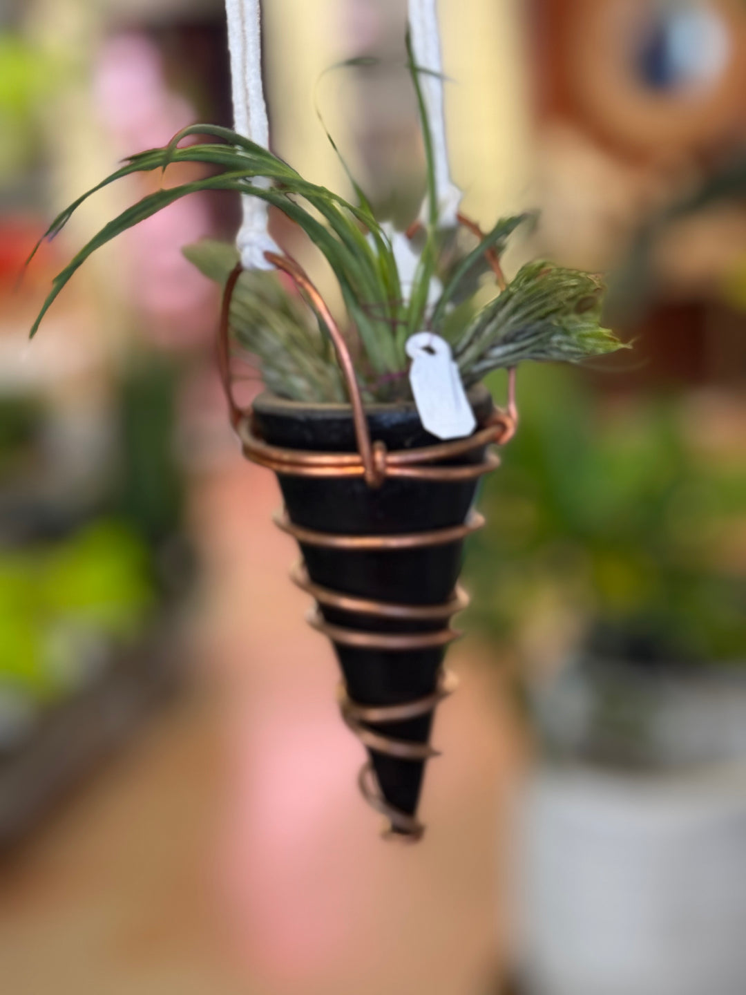 HANGING CONE PLANTER