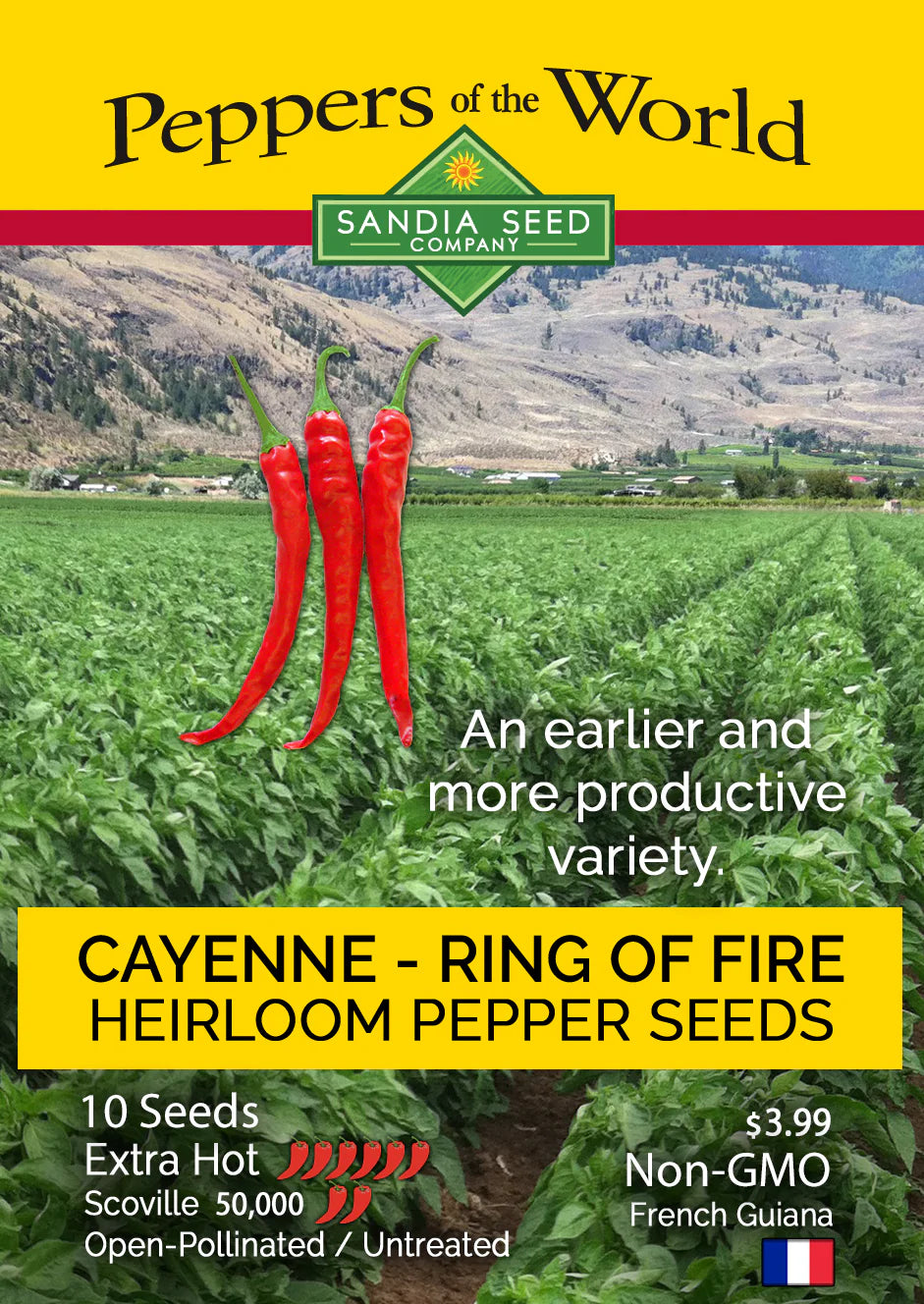 Cayenne Ring of Fire Pepper Seeds