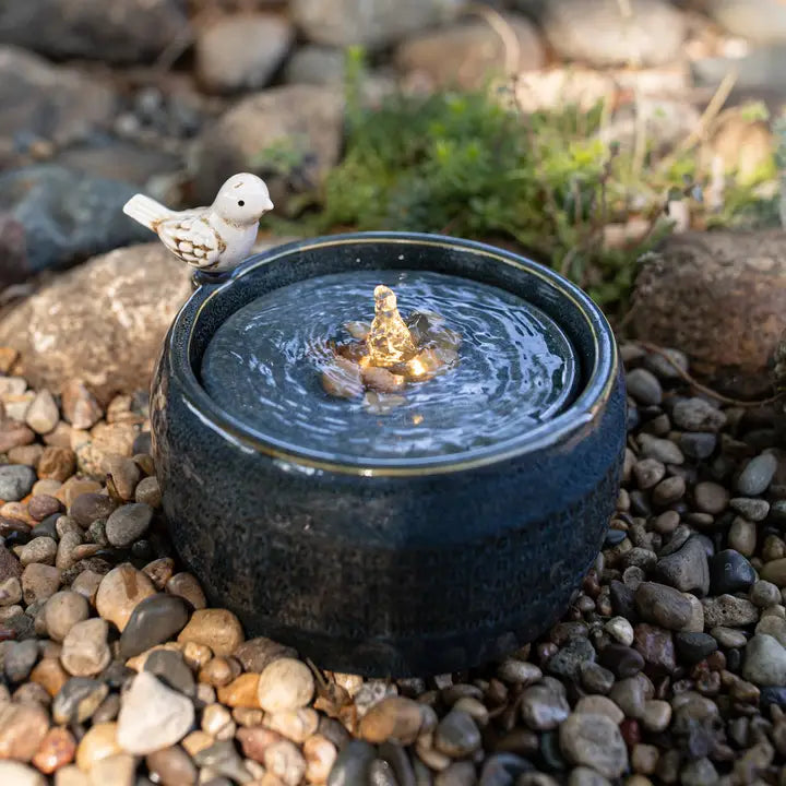 Elloise LED bird Fountain