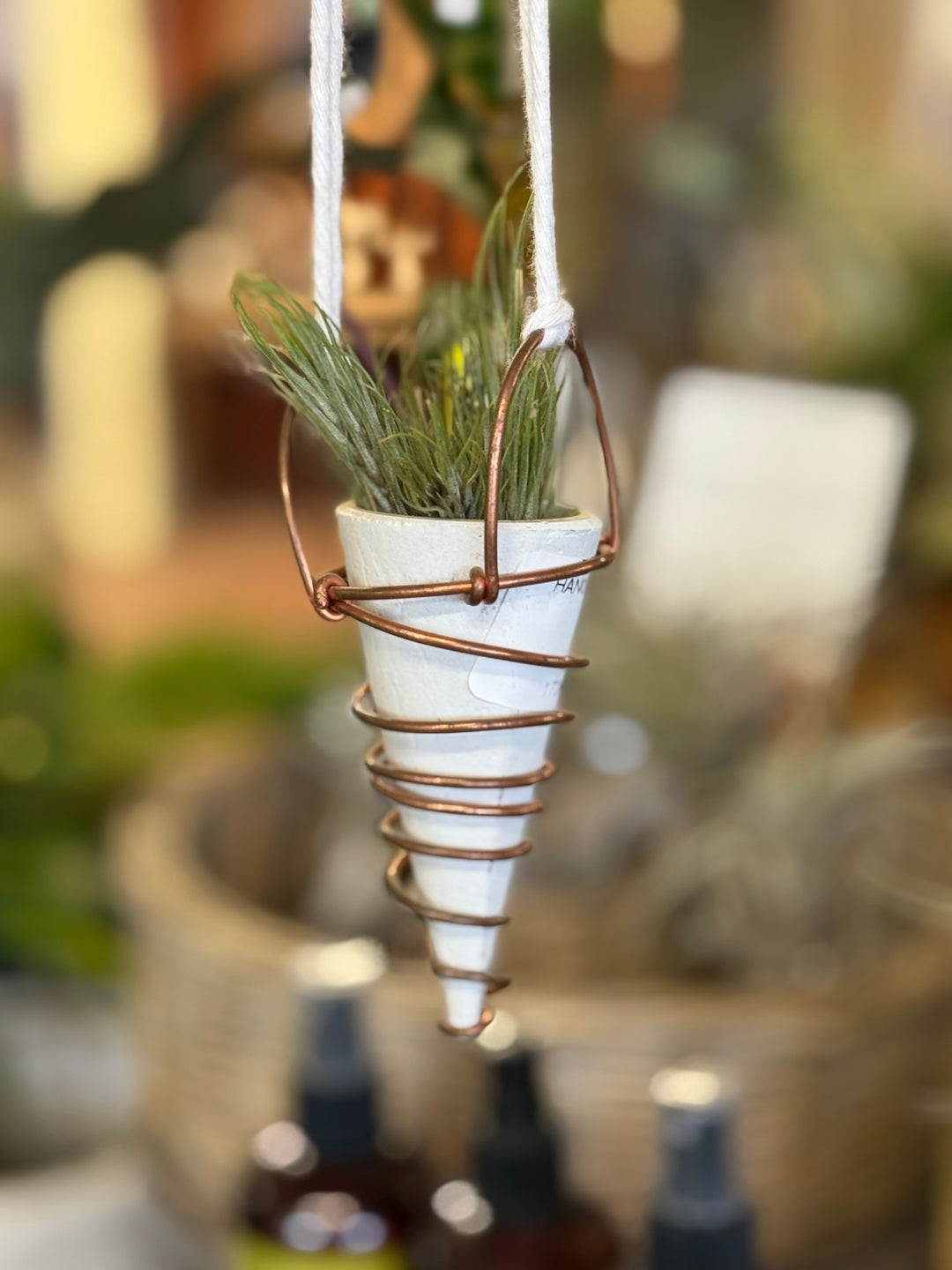 HANGING CONE PLANTER