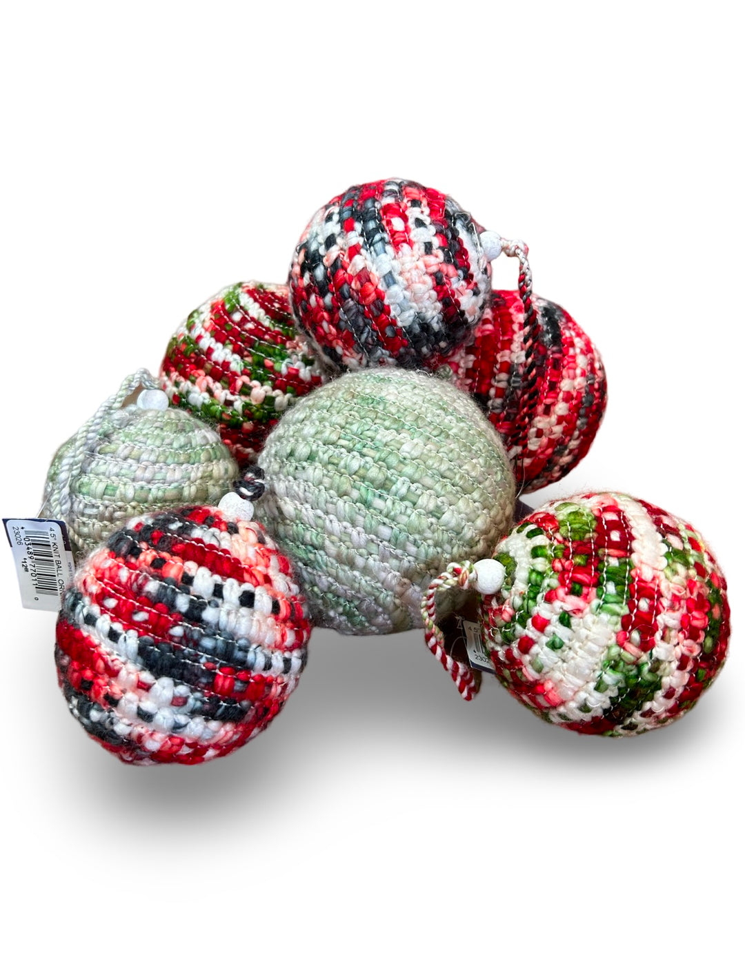 Knit Ball Ornament