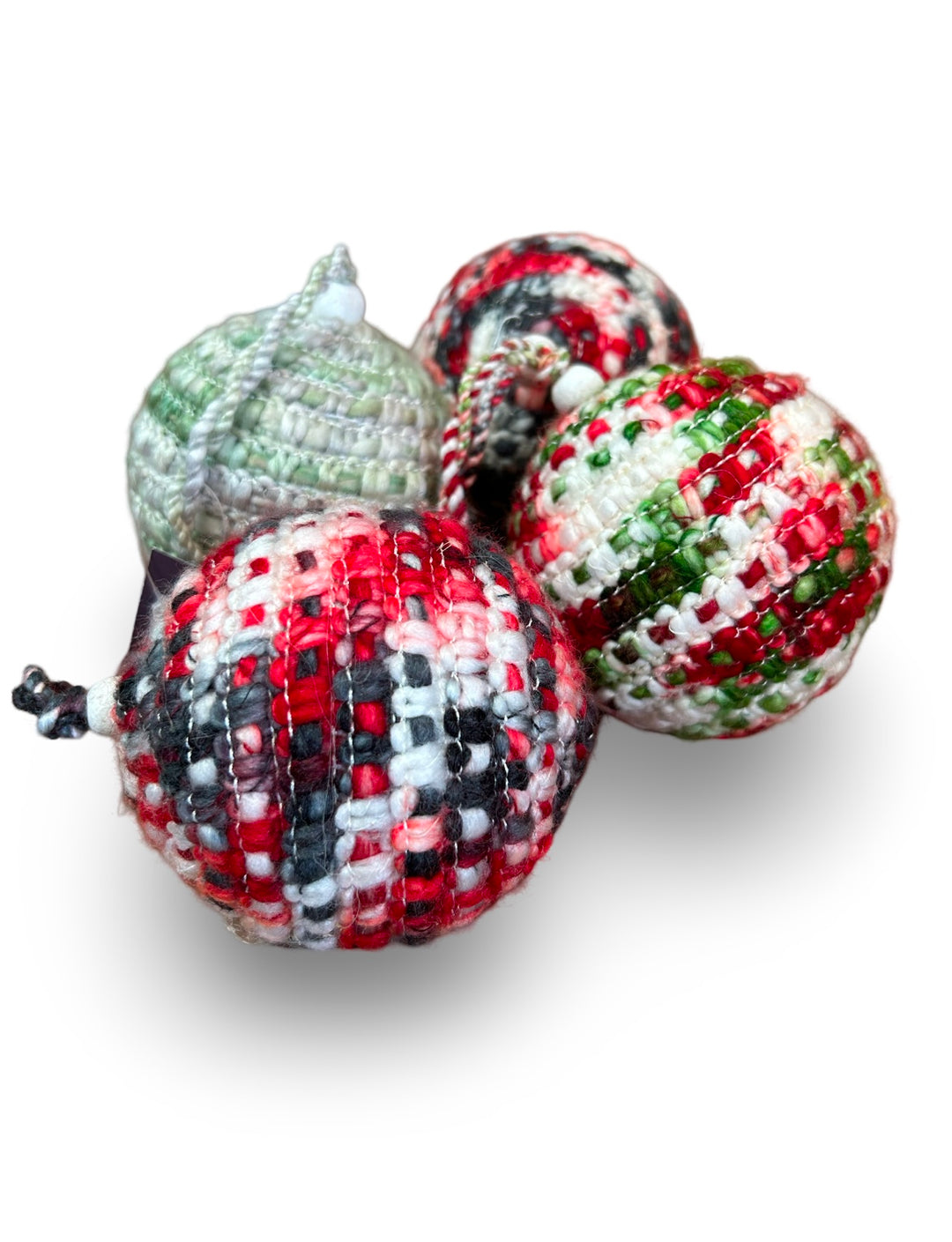 Knit Ball Ornament