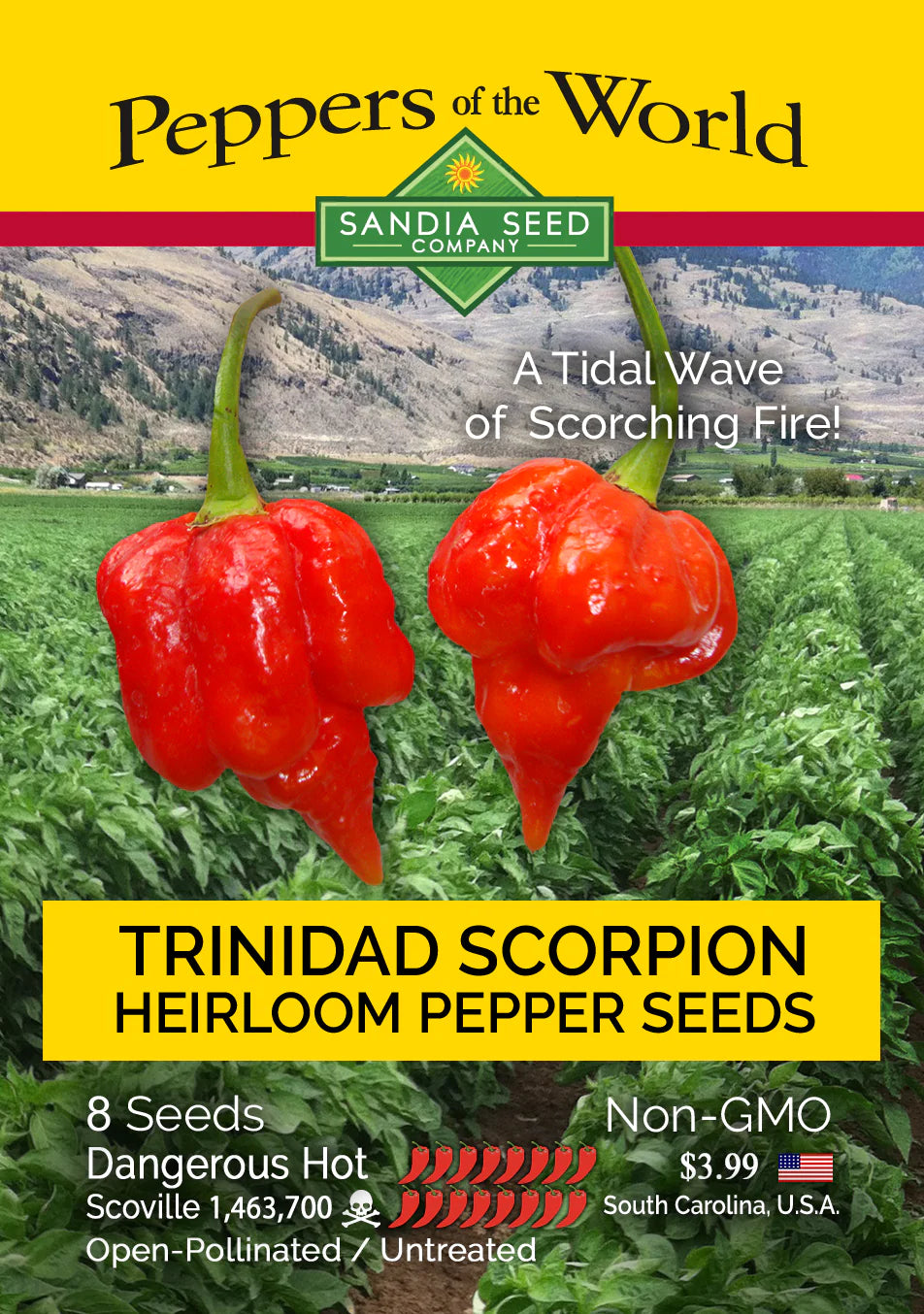 Trinidad Scorpion - Super Hot Pepper Seeds