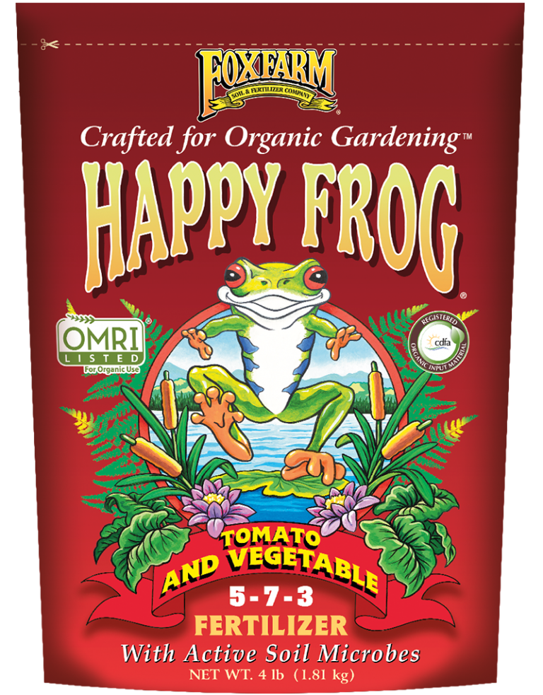 Foxfarm Happy Frog Tomato & Vegetable Dry Fertilizer 4 lb