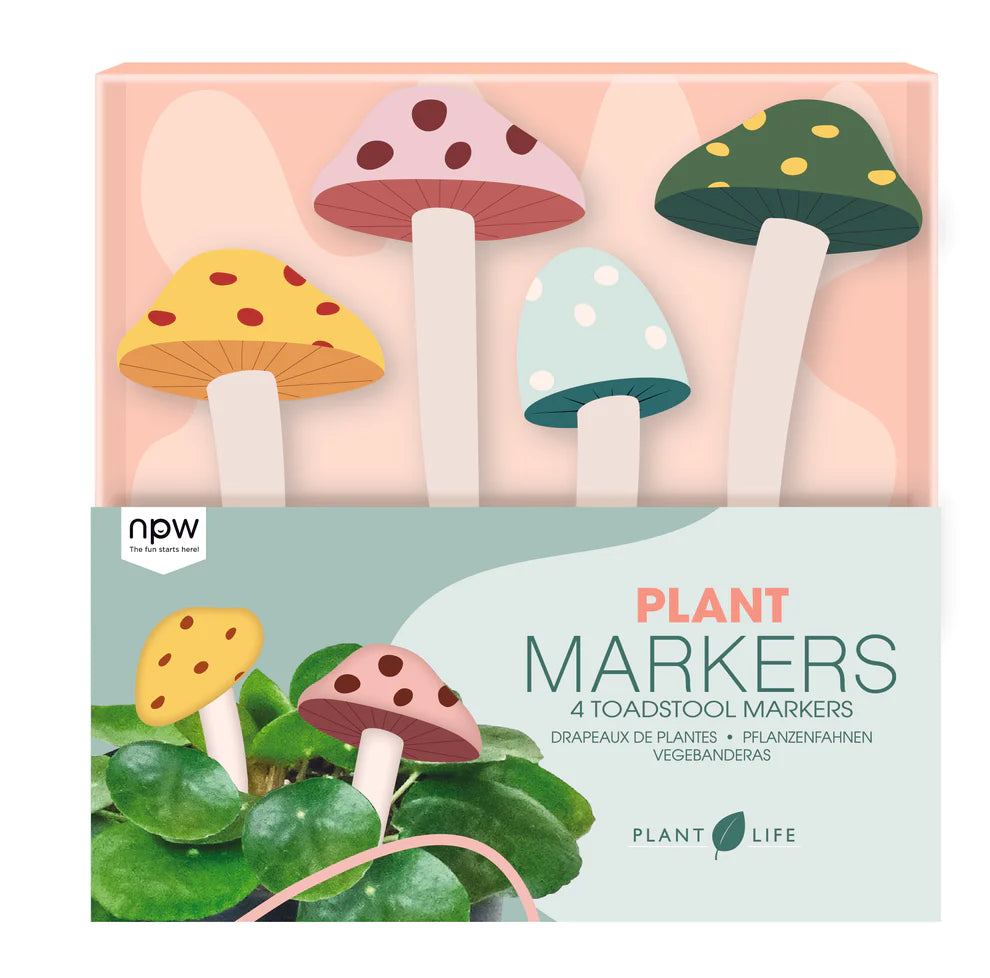 Plant Markers 4 Toadstool Markers