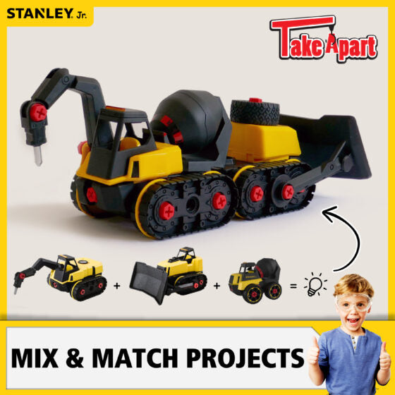 Stanley Jr Take Apart  Truck Set